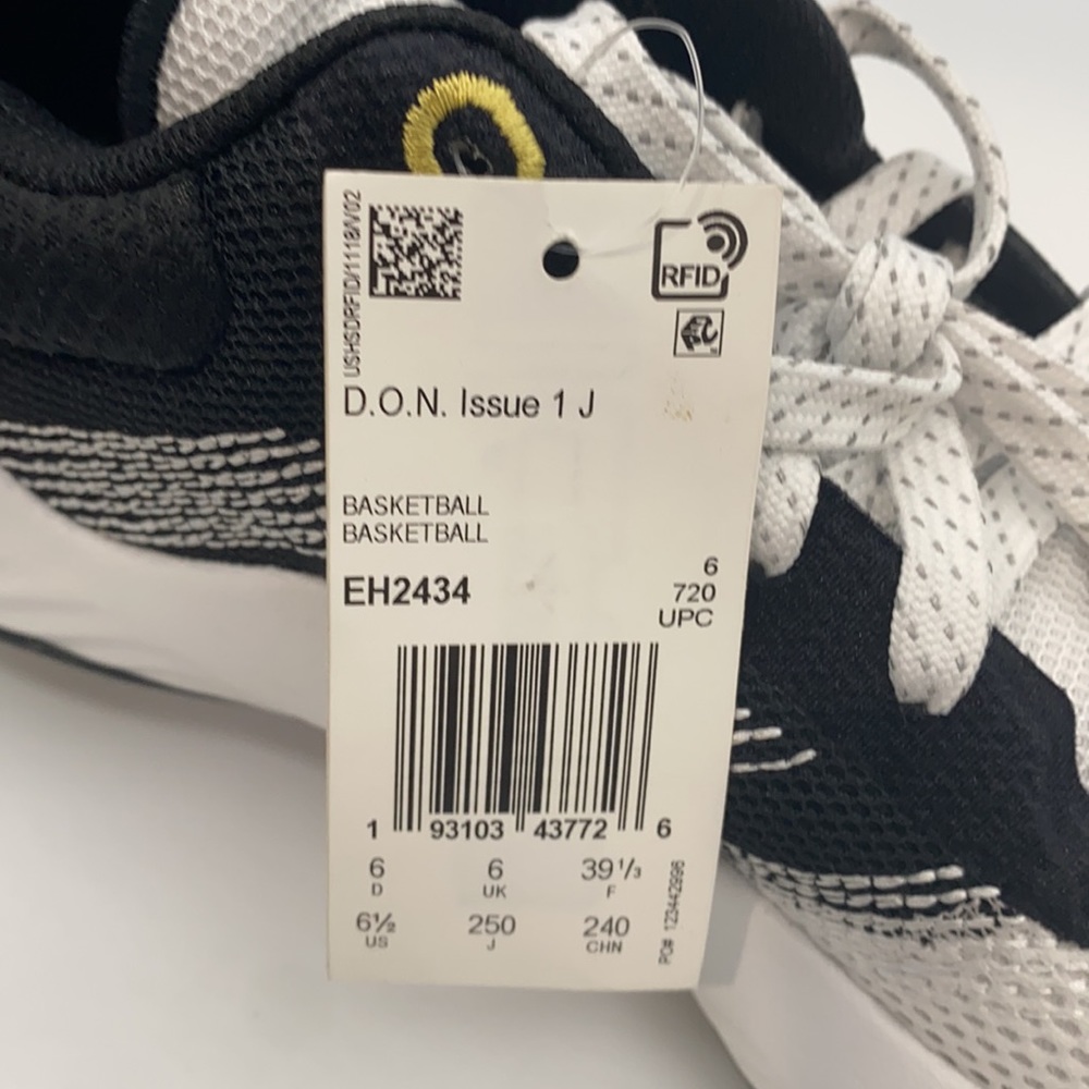 ADIDAS BOYS D.O.N. ISSUE #1 BASKETBALL SHOES - Picture 6 of 7